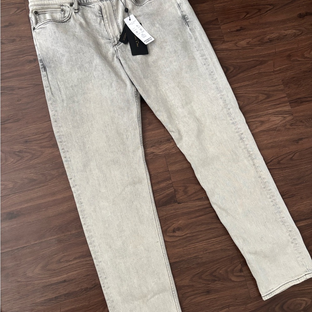 rag & bone Men's Stonewashed Gray Jeans